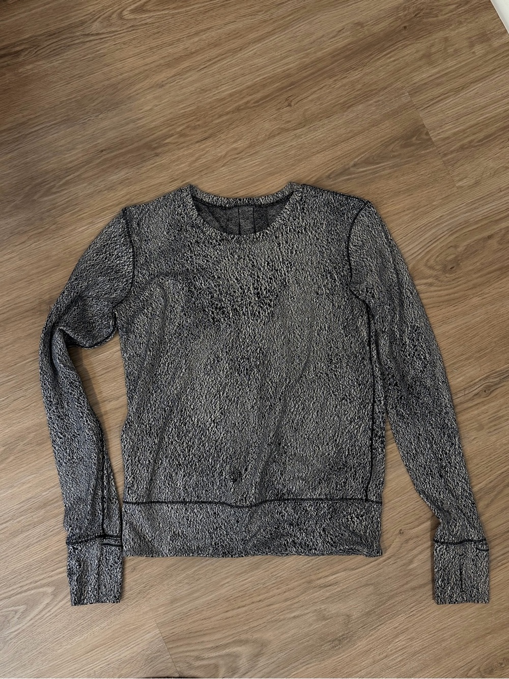 lululemon athletica Heather Charcoal Crewneck Sweatshirt